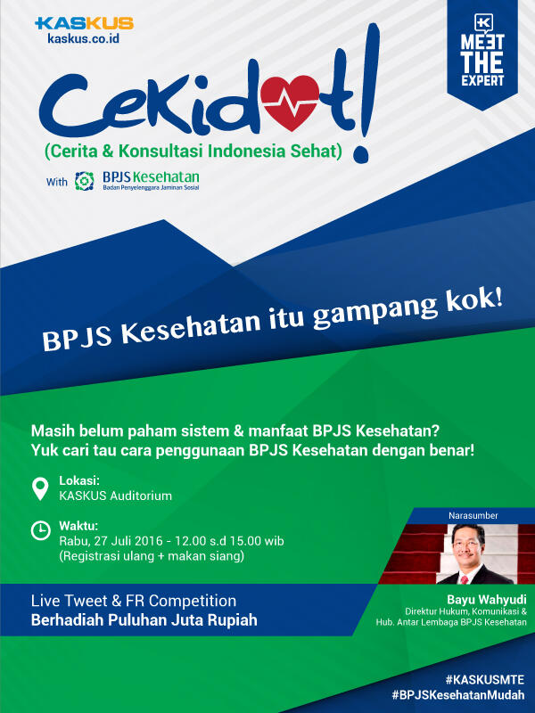 Meet The Expert : BPJS Kesehatan Itu Gampang Kok Gan, Cekidot Disini! 