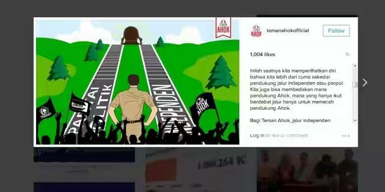 #"Teman Ahok": Tidak Benar kalau Pak Putu Menusuk "Teman Ahok" dari Belakang