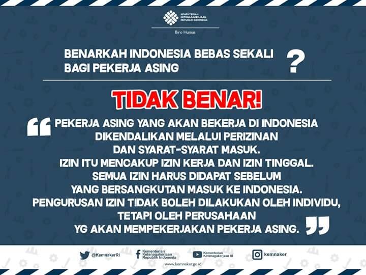 Jika ada warga Mainland kerja Buruh kasar , Laporkan !!!