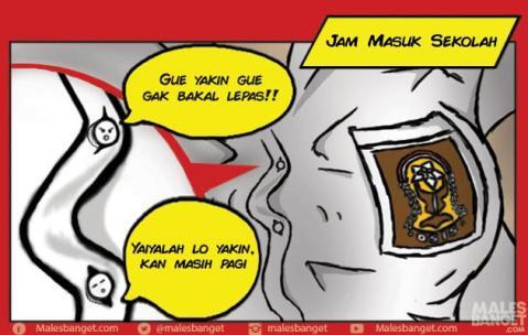 Ini Jadinya Kalo Kancing Baju Cewek SMA Bisa Bicara
