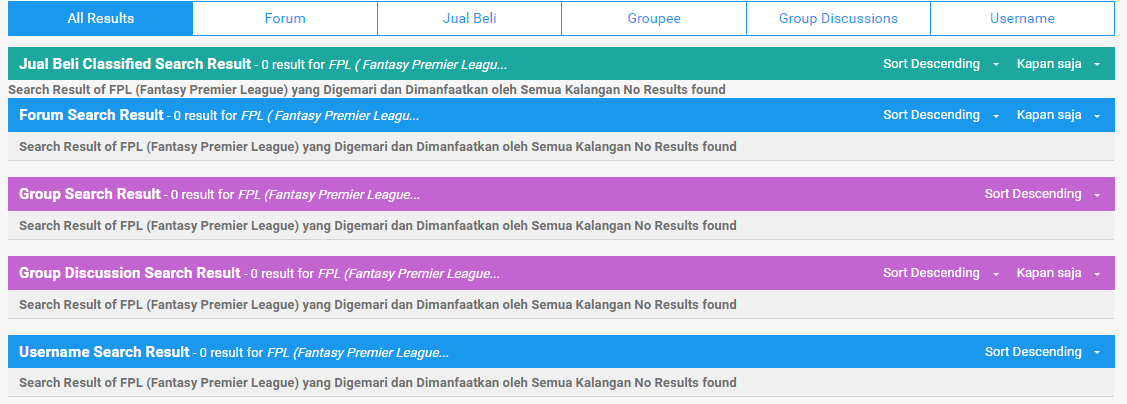 FPL (Fantasy Premier League) yang Digemari dan Dimanfaatkan oleh Semua Kalangan