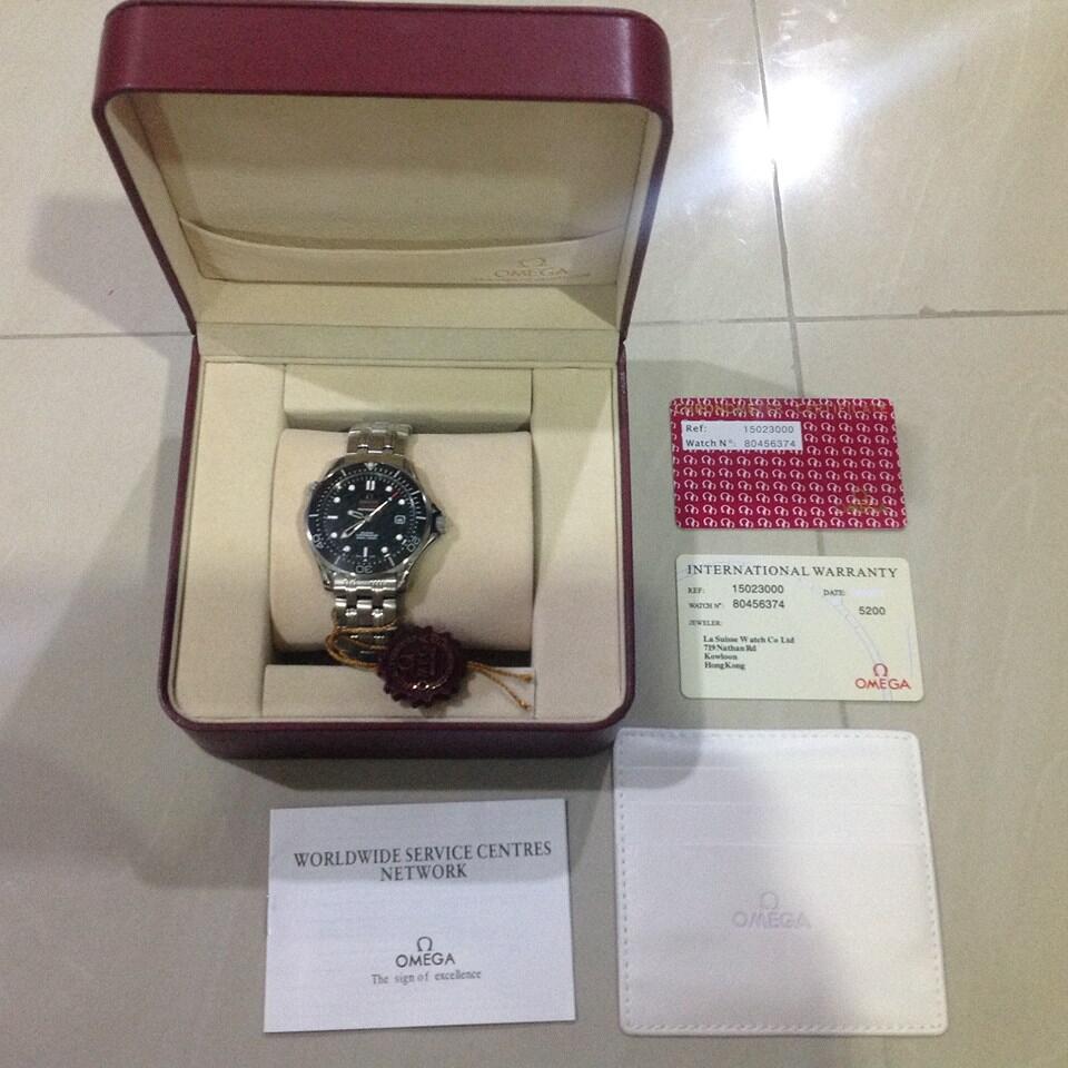 EDISI ULTAH KE 50 THN- -JAMES BOND -- 41mm Omega Seamaster 212.30.41.20.01.005