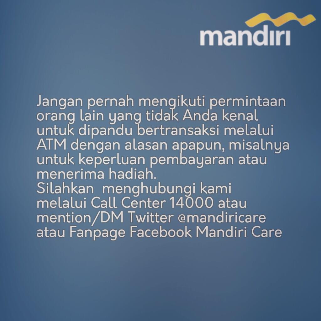Dipandu Transaksi di ATM