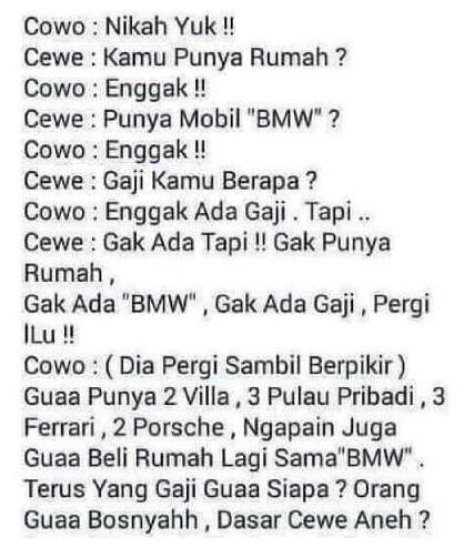 hatihati buat cewe yg menilai cowo darii...