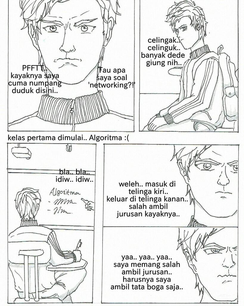 SHARE LAGI. Komik sederhana 'Slice of life' ane