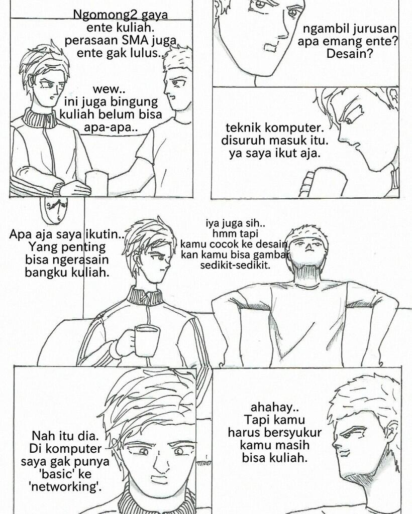 SHARE LAGI. Komik sederhana 'Slice of life' ane