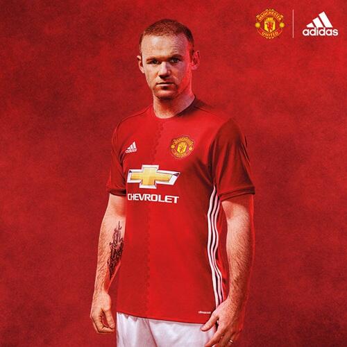 MU udah udah rilis jersey barunya utk musim 16/17