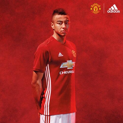 MU udah udah rilis jersey barunya utk musim 16/17