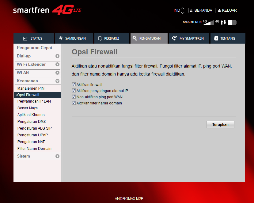 &#91;HELP&#93; firewall filter domain andromax m2p gak berfungsi