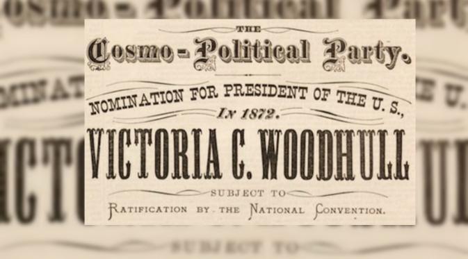 Siapa itu Victoria Claflin Woodhull yang dijuluki "Nyonya Setan"