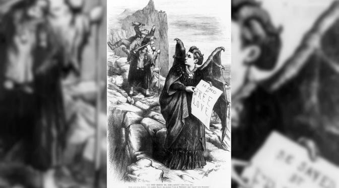 Siapa itu Victoria Claflin Woodhull yang dijuluki "Nyonya Setan"