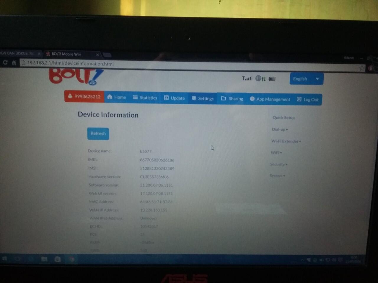 REVIEW DAN DISKUSI MODEM WIFI (MIFI) HUAWEI E5577 BOLT MAX 