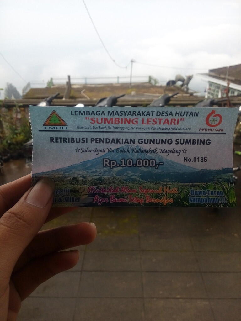 Perjalanan mendaki Gunung Sumbing Via Desa Butuh Kaliangkrik