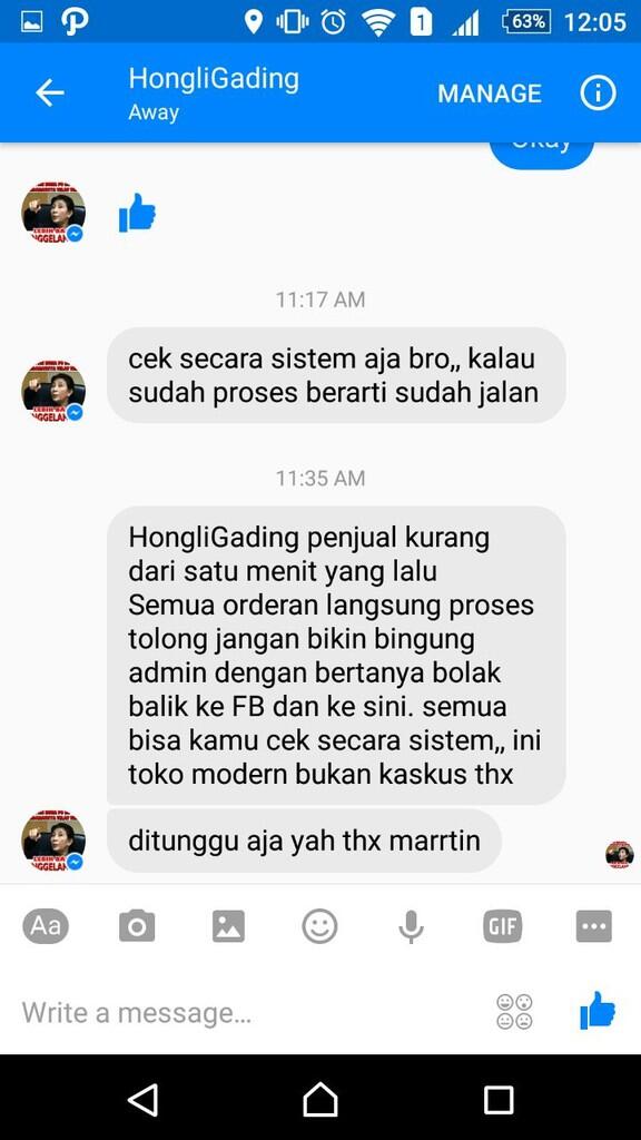 SELLER TOP*D MENGHINA KASKUS, SURAT TERBUKA UNTUK HONGLIGADING.