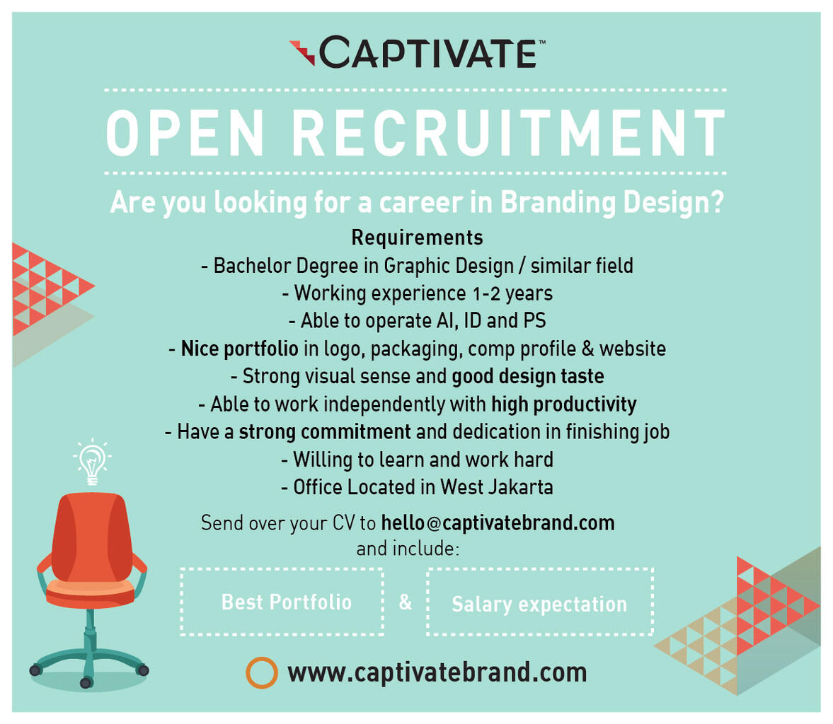 Loker Graphic Designer & Copywriter