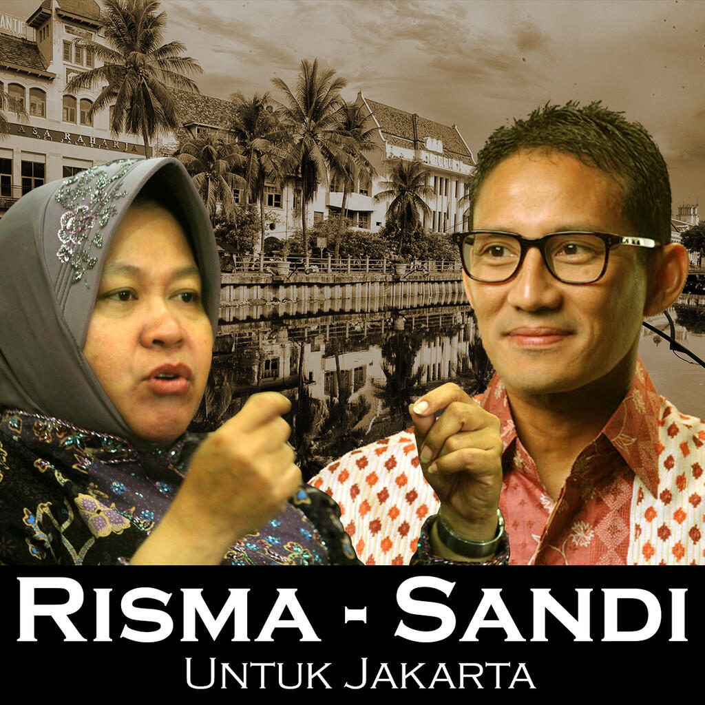 Duet Risma - Sandi Uno Menguat