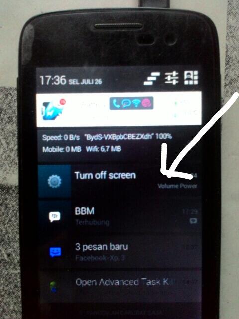 TIPS&TRIK mengakalin tombol power on/off smartphone yg rusak