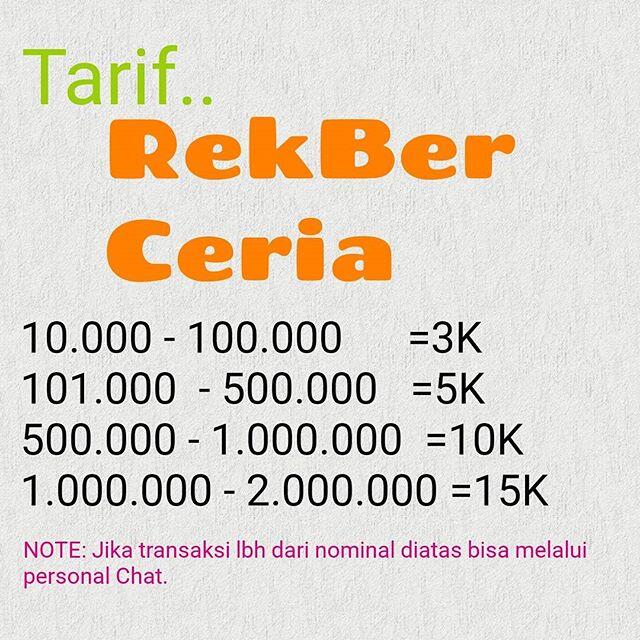 Rekening Bersama Ceria