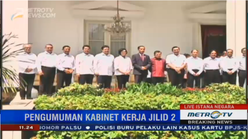 Live Update - Presiden Jokowi Reshuffle Kabinet Kerja Jilid I