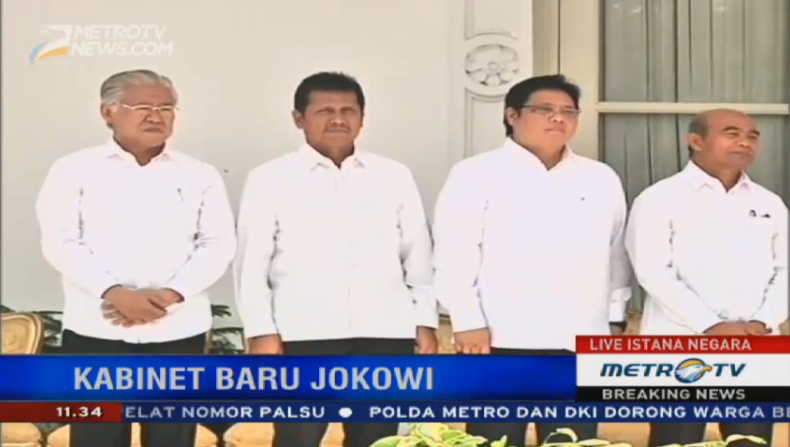 Live Update - Presiden Jokowi Reshuffle Kabinet Kerja Jilid I