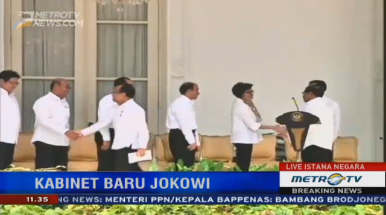 Live Update - Presiden Jokowi Reshuffle Kabinet Kerja Jilid I