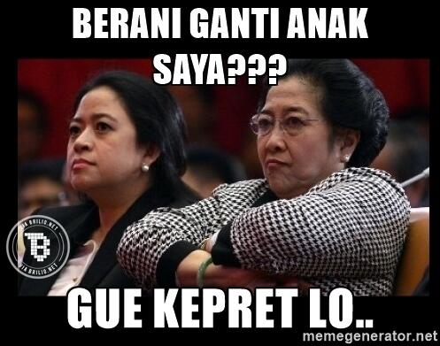 Meme reshuffle menteri Jokowi