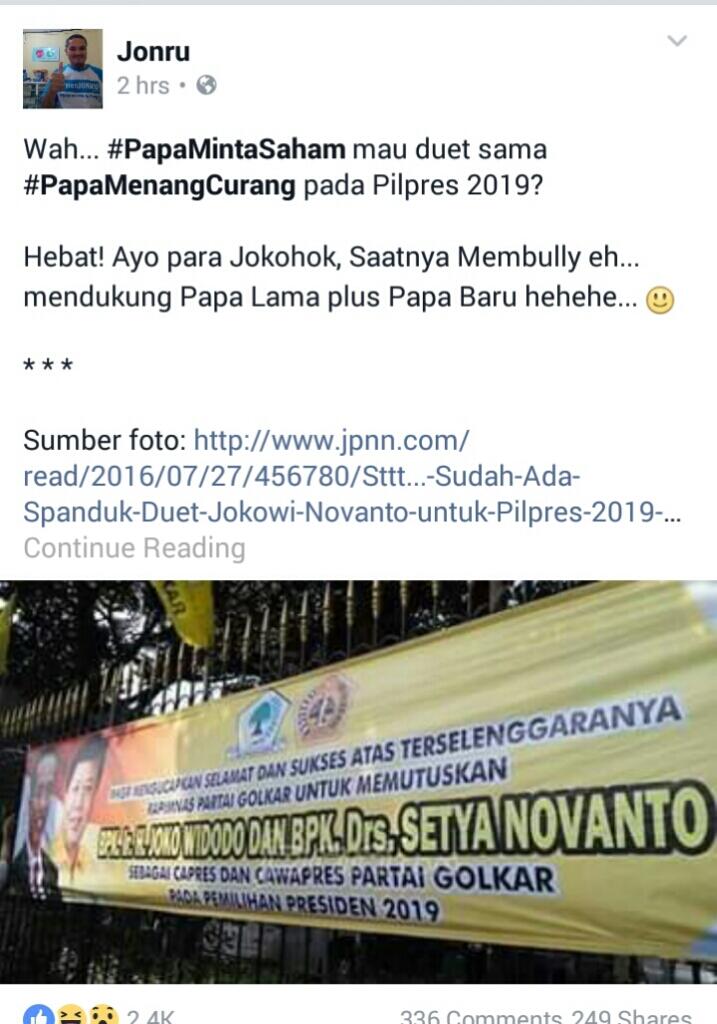 Ada yg mau jadi terkenal mas gan..