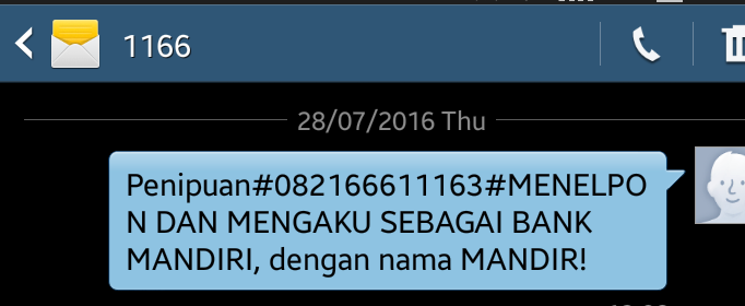 Hati-hati Kasus Penipuan Yg mengatasnamakan Bank