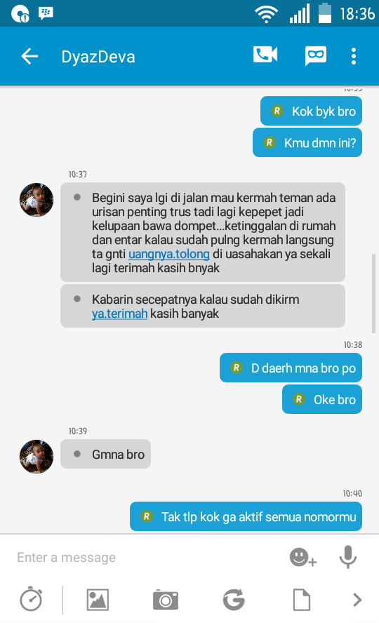 Hati-hati, Hacker sudah mulai mengambil alih BBM kamu gan