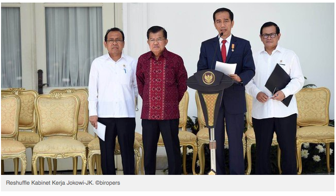 Curhatan para menteri yang dicopot Jokowi
