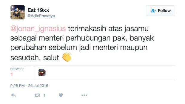 Reaksi Netizen Setelah Jokowi Copot Ignasius Jonan, Klo Pendapat Kaskuser Bagaimana?