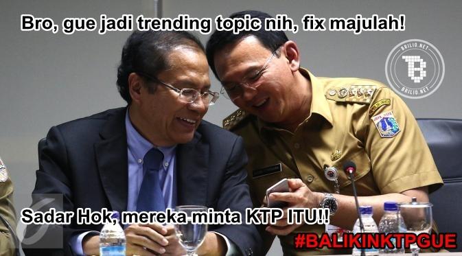 9 Meme 'balikin KTP gue' ini sindir Ahok yang maju via partai politik!