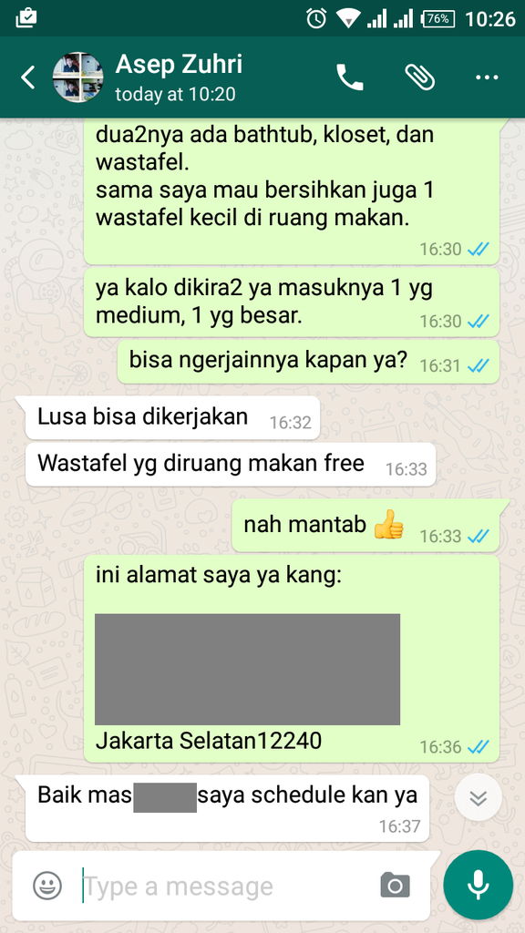 Janji Super Kinclong dari MASTER CLEANING SALON KAMAR MANDI