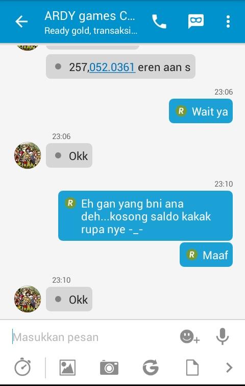 HOT ARDY GAME CENTER PENIPU GAGAL !!!
