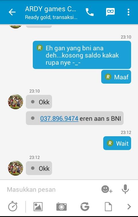 HOT ARDY GAME CENTER PENIPU GAGAL !!!