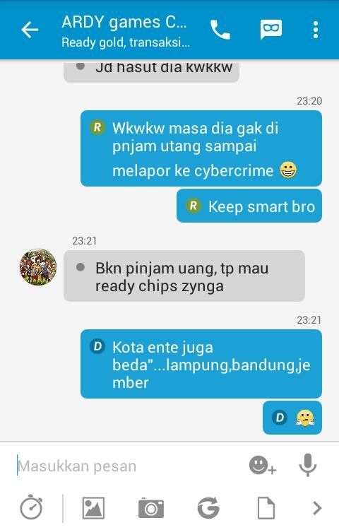 HOT ARDY GAME CENTER PENIPU GAGAL !!!