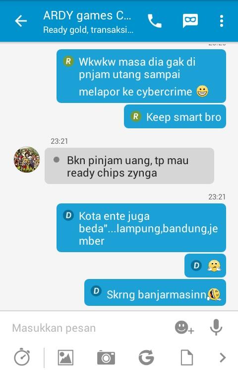 HOT ARDY GAME CENTER PENIPU GAGAL !!!