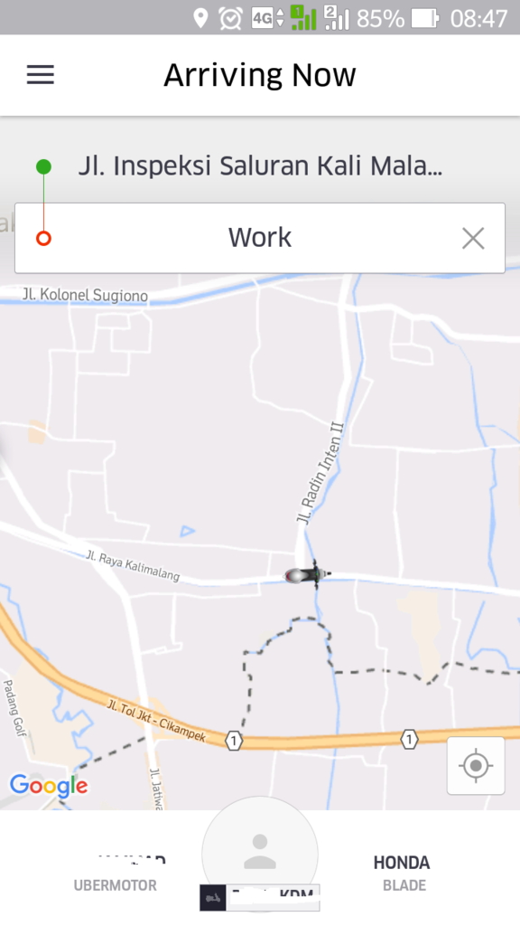 Kontradiksi Layanan Uber Motor (yang suka pake UBER masuk !!!!!)