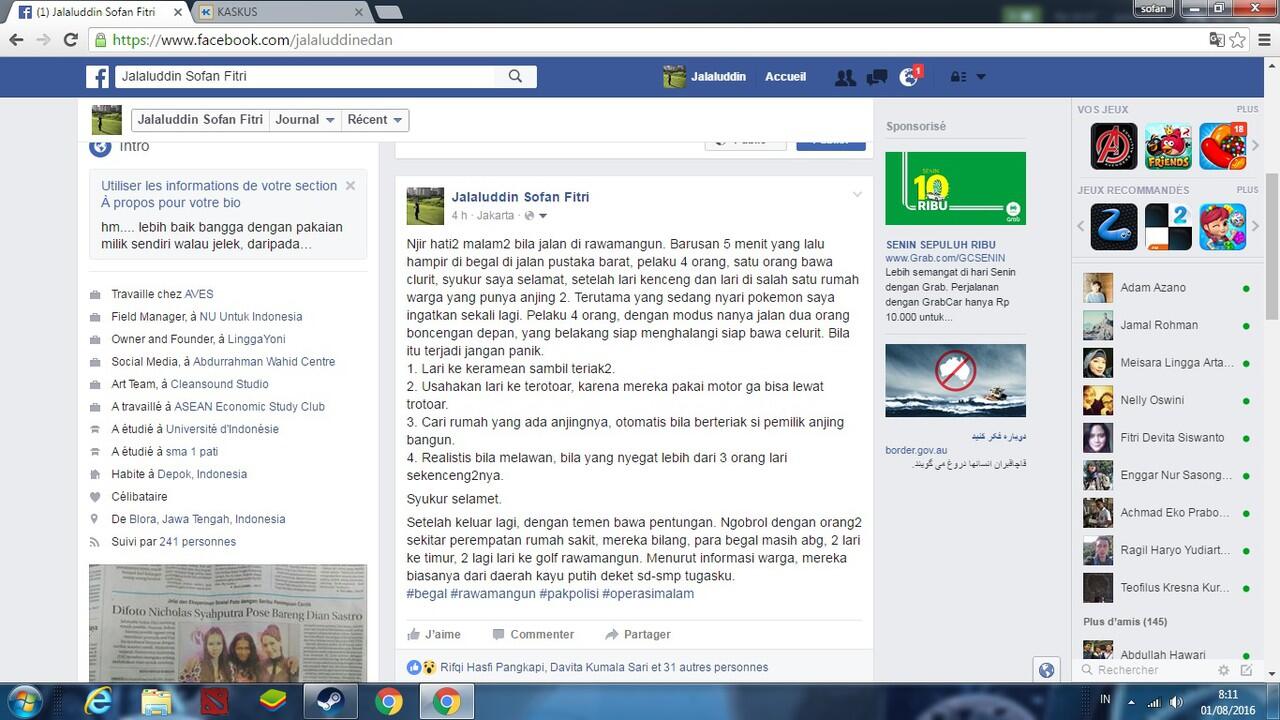 Untuk Pemain Pokemon Go dan Ingress &quot;Wajib di baca!!&quot; demi keselamatan