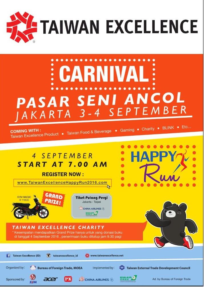 Hadiri Taiwan Excellence Happy Run