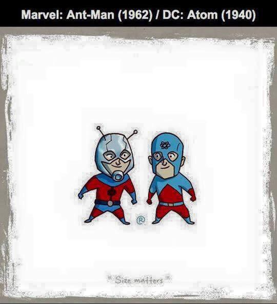 Atom vs Ant-Man.