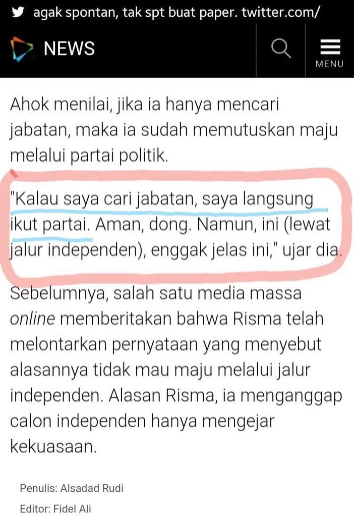 Pengamat: Ahok Seharusnya Tidak Seperti Itu