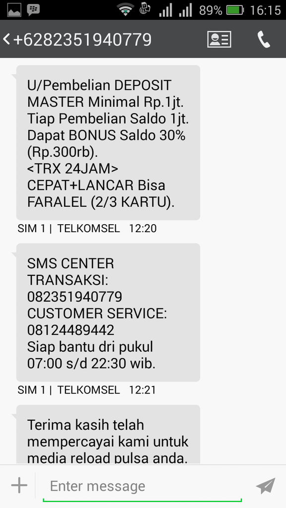 &#91;Sharing&#93; Modus Penipuan mengatasnamakan &quot;Graha Pulsa&quot;