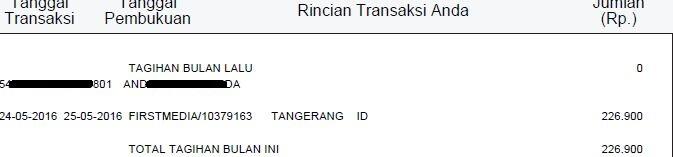 Firstmedia menyalahgunakan Kartu KRedit Customer dengan Seenak jidatnya !!!