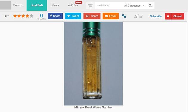 7 benda keramat yg dijual di online