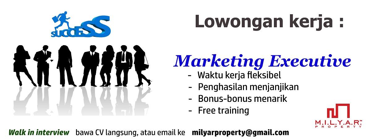 &#91; Serpong / Tangerang &#93; Lowongan Marketing Properti PT. Mitra Karya