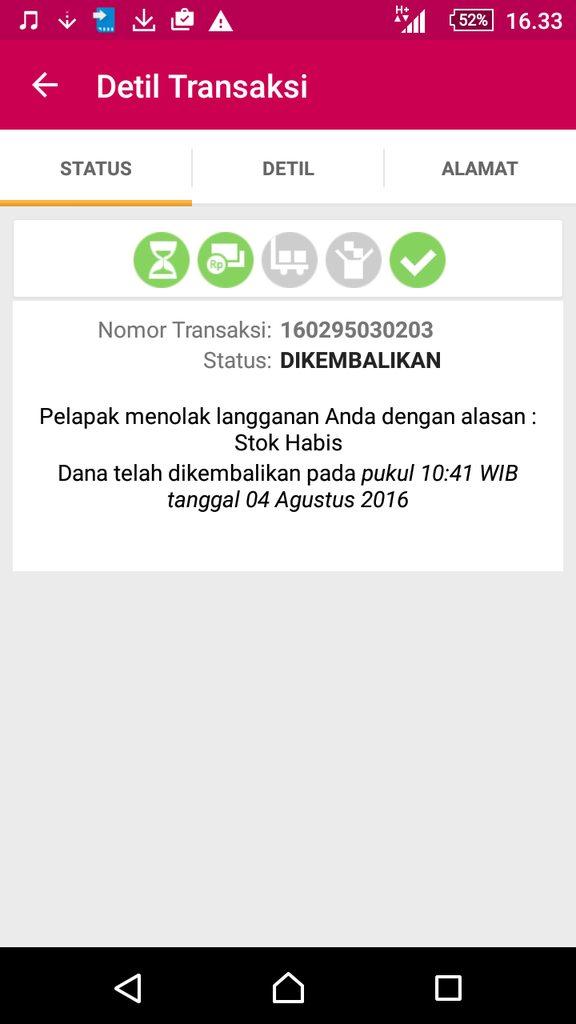 SURAT TEBUKA UNTUK BUKALAPAK, harap penjelasannya