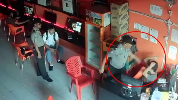Polisi menghajari penjaga warnet dan Siswa
