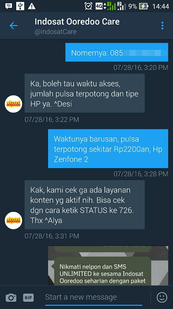 IM3 INDOSAT OOREDOO Hobi Mencuri Pulsa Pelanggan 