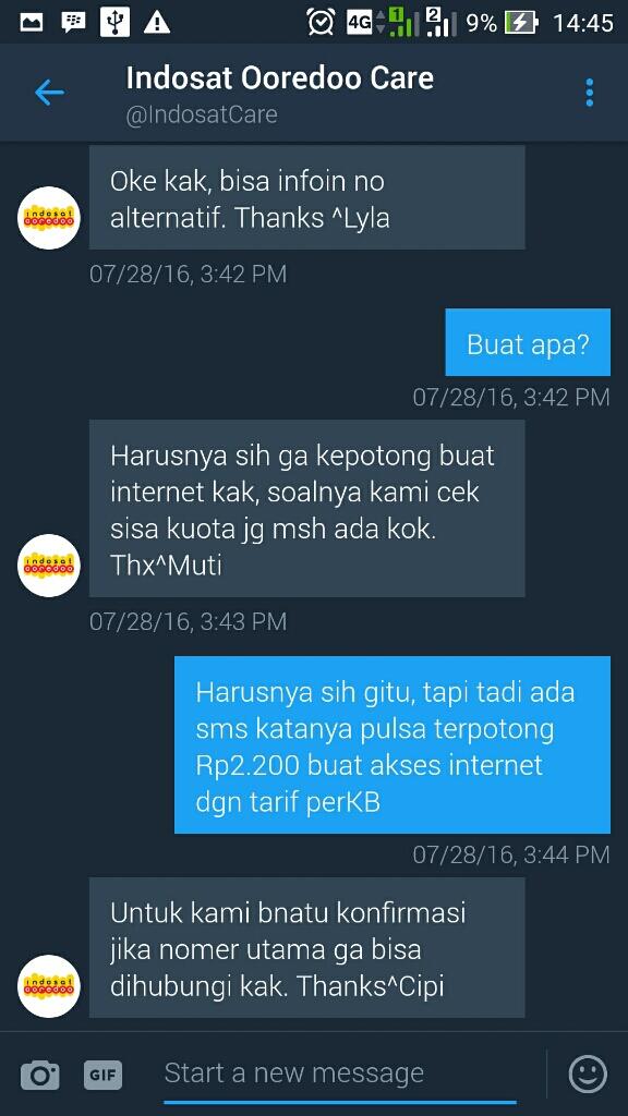 IM3 INDOSAT OOREDOO Hobi Mencuri Pulsa Pelanggan 